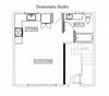 Studio 440 square feet